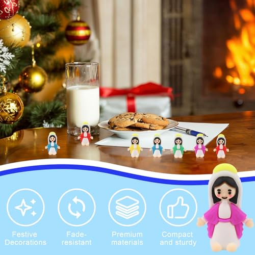 30-Piece Mini Virgin Mary Figurines - Religious Party Favors & Easter Fillers
