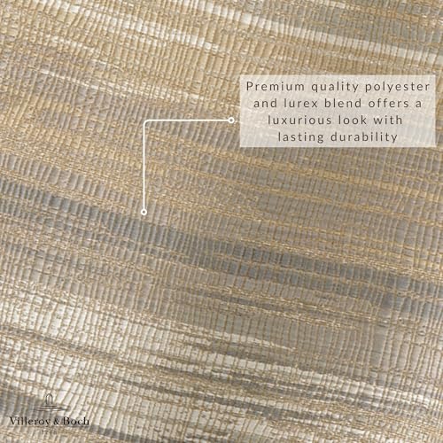 Elrene Villeroy & Boch Radcliffe Jacquard Woven Placemats 14x20 Inches Set of 4