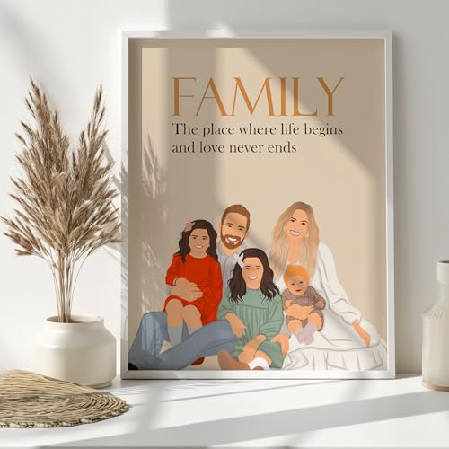 Custom Hand-Drawn Portrait Illustration from Your Photo