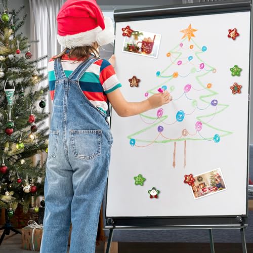 Morcart Xmas 1375 Star Christmas Refrigerator Magnets 30PCS Holiday Decor