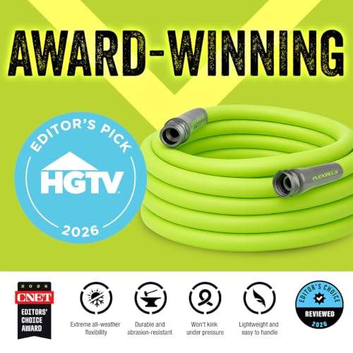 Flexzilla Garden Hose 5/8 in. x 50 ft., Lightweight All-Weather Water