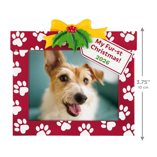 Hallmark Keepsake 2026 My Fur-st Christmas Photo Frame Ornament