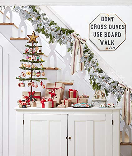 Artiflr Silver Berry Christmas Garland - 6ft Flexible Holiday Decor for Indoor & Outdoor Use