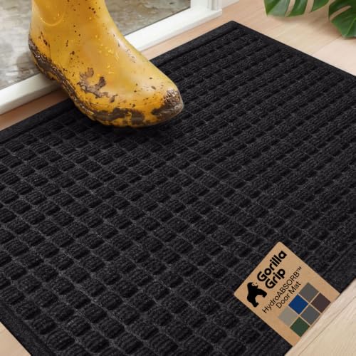 Ultra Absorbent Front Door Mat - Dirt Trapping Indoor Outdoor Doormat, 29x17