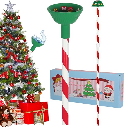 48-Inch Christmas Tree Watering Funnel System - Easy-Fill Tree Waterer