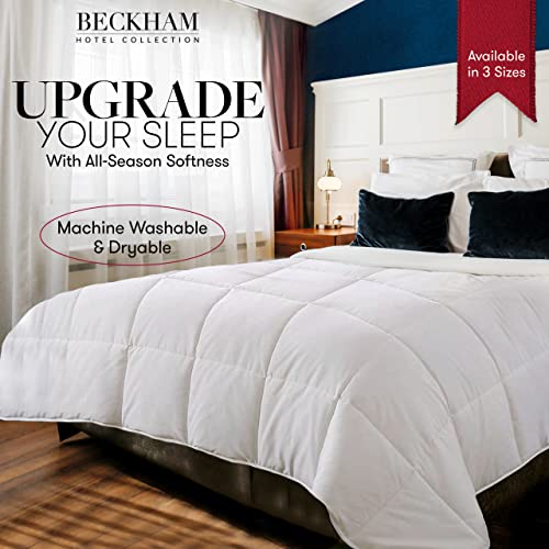 Beckham Hotel Collection Twin/Twin XL Down Alternative Comforter - Navy Blue