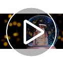 Rotating Castle Snow Globe Music Box with LED Lights and Melodies