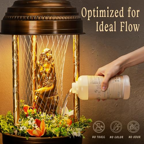 32oz Premium Lamp Oil - Low Evaporation & Non-Flammable Formula for Rain Lamps
