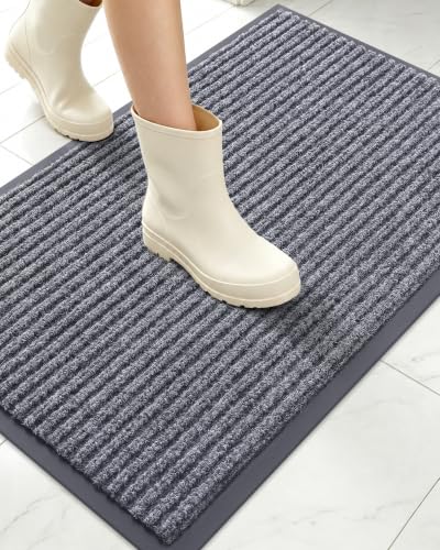 Heavy-Duty Waterproof Front Door Mat – Non-Slip Entryway Floor Mat, 29.5x17