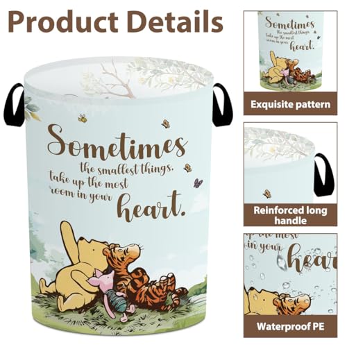 Cartoon Character Laundry Hamper, Waterproof Oxford Cloth Storage Basket