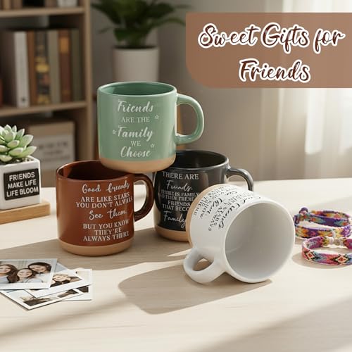 Ferrochef 8-Piece Friendship Mugs Gift Set Ceramic Coffee Cups