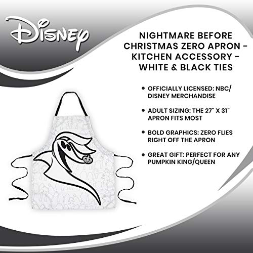 Nightmare Before Christmas Zero Apron - Halloween Kitchen Gift for Fans