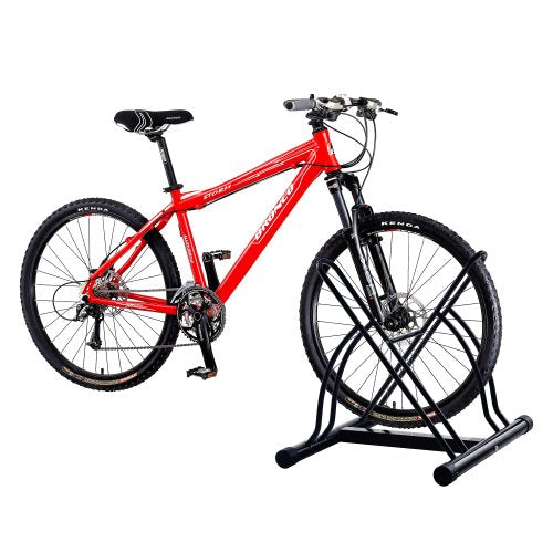 Dual Bike Rack Stand – Heavy Duty Steel Indoor & Outdoor Bicycle Storage