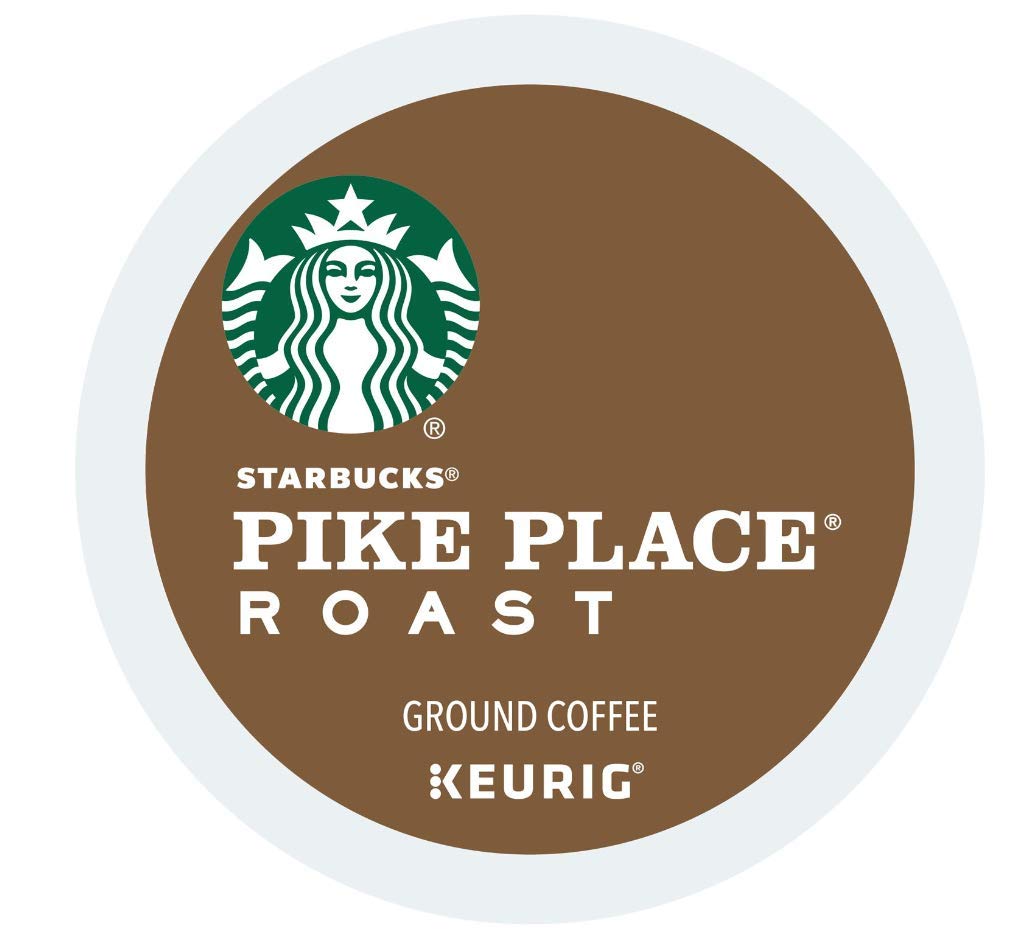 Starbucks K-Cup Pods - Pike Place Roast Coffee - Rich Flavor, 12 Count