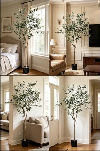 6FT Artificial Olive Tree with Bendable Branches for Indoor Decor
