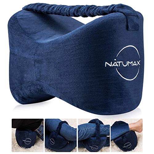 Memory Foam Knee Pillow for Side Sleepers - Pain Relief for Sciatica, Back, and Pregnancy