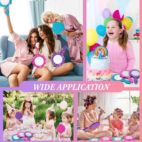 20-Piece DIY Mermaid Mirror Craft Kit for Kids Party Decorations