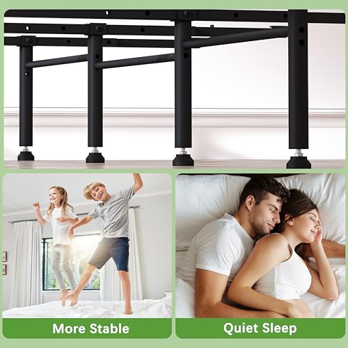 Adjustable Bed Center Support System with 8 Legs for Full to King Beds