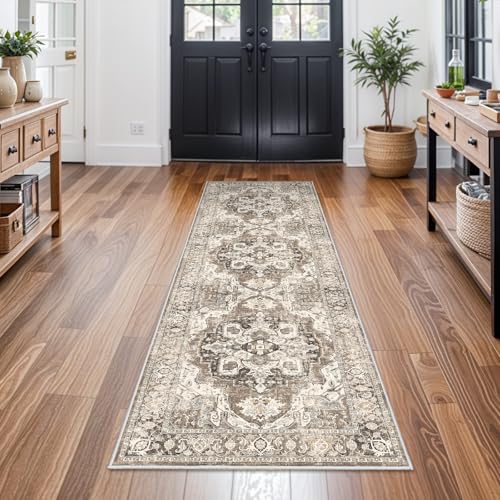 Washable 2x6 Hallway Runner Rug, Non-Slip Soft Kitchen Carpet