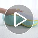 Ergonomic Tummy Time Pillow with Sensory Toys for Newborns and Infants