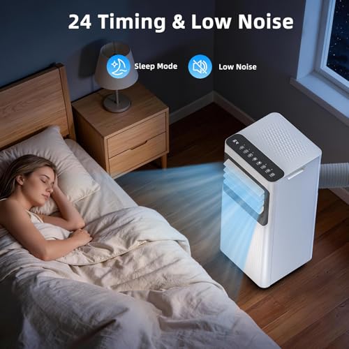 8000 BTU Portable Air Conditioner 5-in-1 AC Unit for Rooms up to 350 Sq Ft