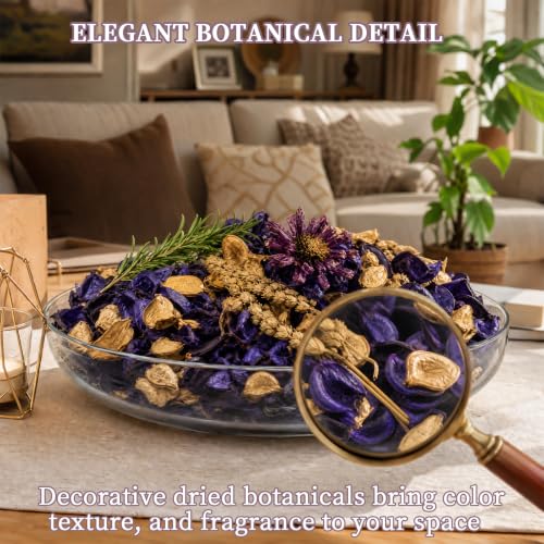 Lavender Scented Potpourri Bowl Filler with Essential Oil, 2-Pack