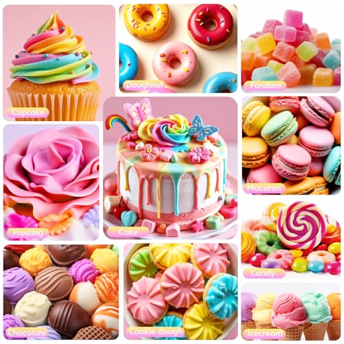 Oil-Based Food Coloring Set for Chocolate & Baking - 7 Colors Edible Dye