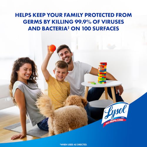 Lysol Disinfectant Spray Crisp Linen 19 Fl Oz Pack of 2