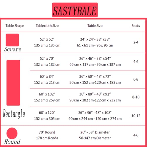 SASTYBALE Red 20x20 in Set of 4 Christmas Damask Jacquard Cloth Napkins