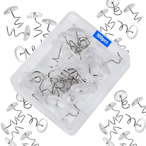 100-Pack Bed Skirt Pins - Secure Upholstery Fasteners for Slipcovers