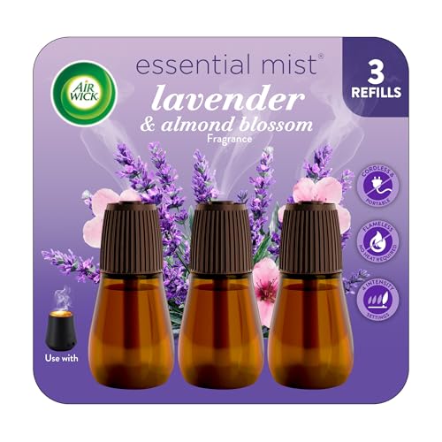 Essential Oil Mist Diffuser Refill 3-Pack - Lavender & Almond Blossom