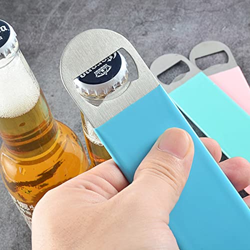 KTOJOY 3 Pack Heavy Duty Stainless Steel Flat Bottle Openers – 7-Inch Beer & Soda Opener Set