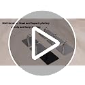 304 Stainless Steel Adhesive Towel Hooks - Brushed Nickel, 6 Pack