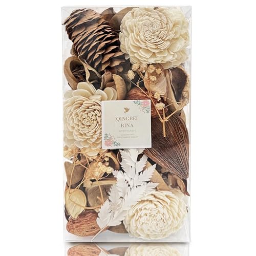 Magnolia Scented Potpourri Bowl Filler with Fragrance Oil, 10 oz