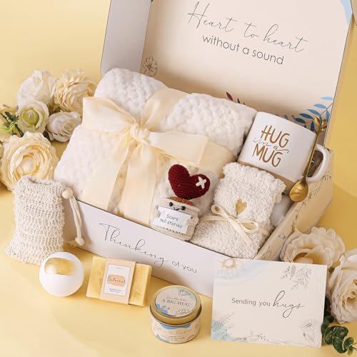 Ivory Get Well Gifts for Women Care Package - Comfort & Wellness Set with Mug