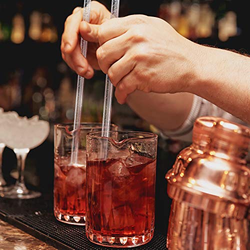 Honoson 100 Pcs Silver Plastic Swizzle Sticks with Ball Top for Drinks