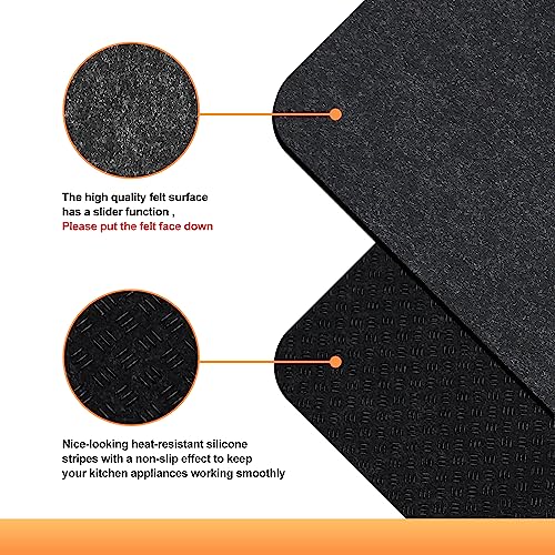 Heat-Resistant Countertop Protector Mat for Air Fryers, 2-Pack