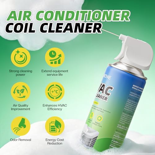 Foaming AC Coil Cleaner Spray 57oz for Evaporators and Condensers