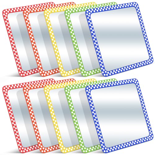 10-Pack 6x6 Shatterproof Acrylic Mirrors for Crafts and Kids DIY Projects