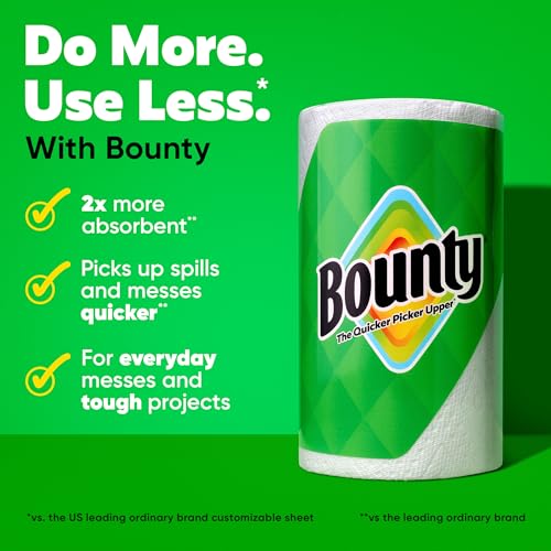 Bounty Select-A-Size White Paper Towels, 2 Triple Rolls