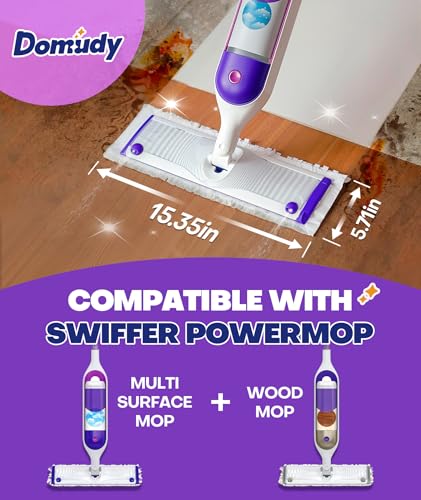 Disposable Power Mop Refill Pads - Multi-Surface Floor Cleaning (30 Count)