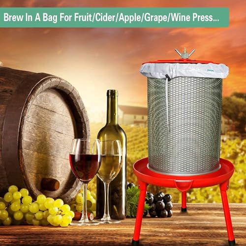 Reusable Fine Mesh Brew Bag 22x26 Inch 2-Pack for Beer and Wine