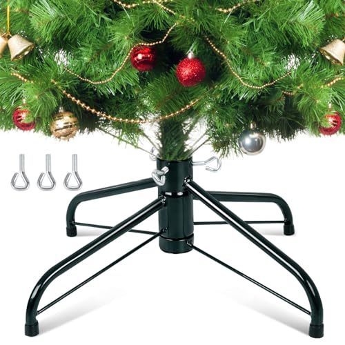 Heavy-Duty Folding Christmas Tree Stand Base for 2-7 FT Artificial Trees