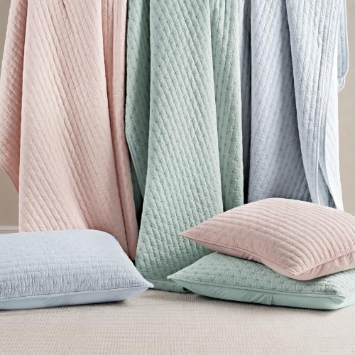 100% Cotton Cross Stitch Quilt Set Twin Size Ballet Pink
