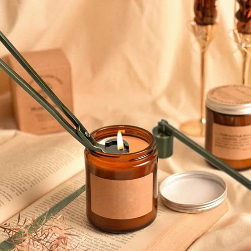 4-in-1 Candle Accessory Set with Wick Trimmer, Snuffer & Dipper