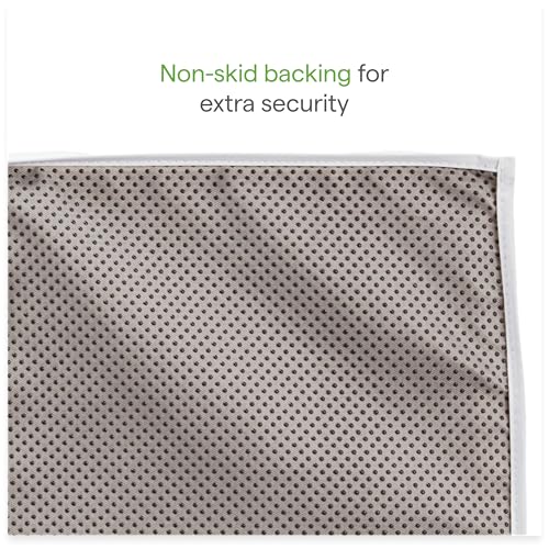 Waterproof Baby Changing Pad with Secure Grip Base and Safety Straps