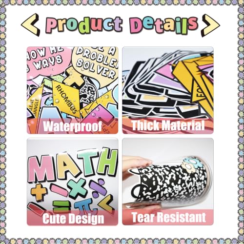 Math Makes Us Sharp Bulletin Board Decoration Set for Classroom Teachers