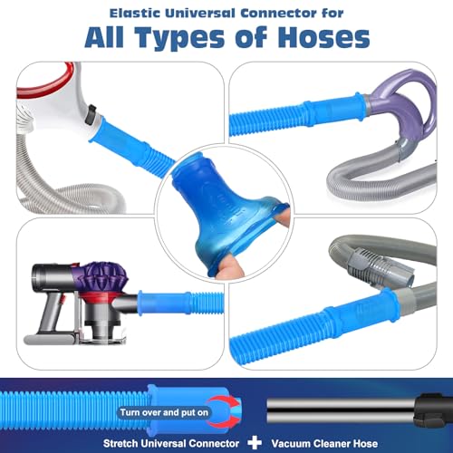 PetOde Dryer Vent Cleaner Kit & Vacuum Hose Attachment with Lint Brush
