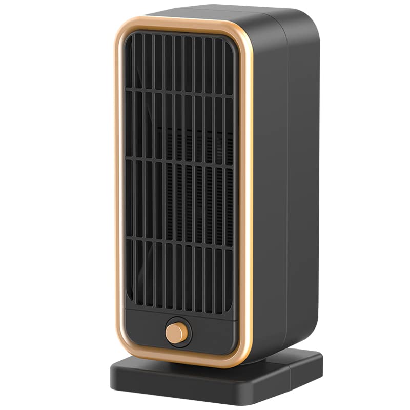 500W Portable Ceramic Space Heater with Tip-Over and Overheat Protection