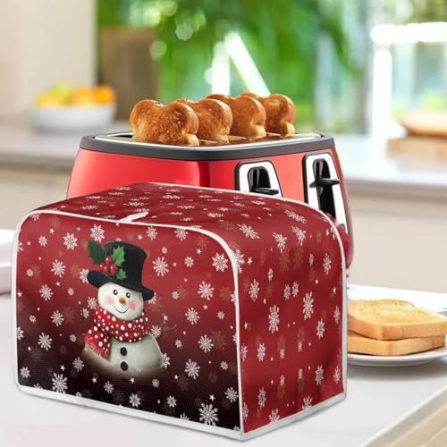 Christmas Snowflake 2 Slice Toaster Cover - Kitchen Dustproof Appliance Protector
